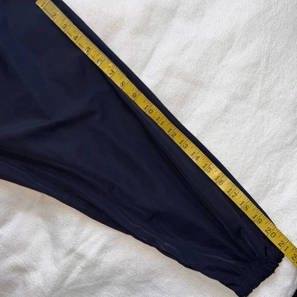 Athleta Navy Blue Hooded Zip Up Pocketed Trench Jacket- S/M - Picture 12 of 15